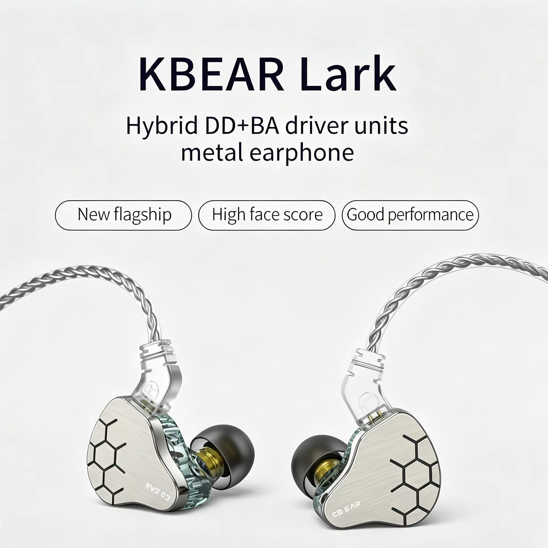 Office Work Tech - KBEAR Lark 1DD+1BA Hybrid IEM HiFi