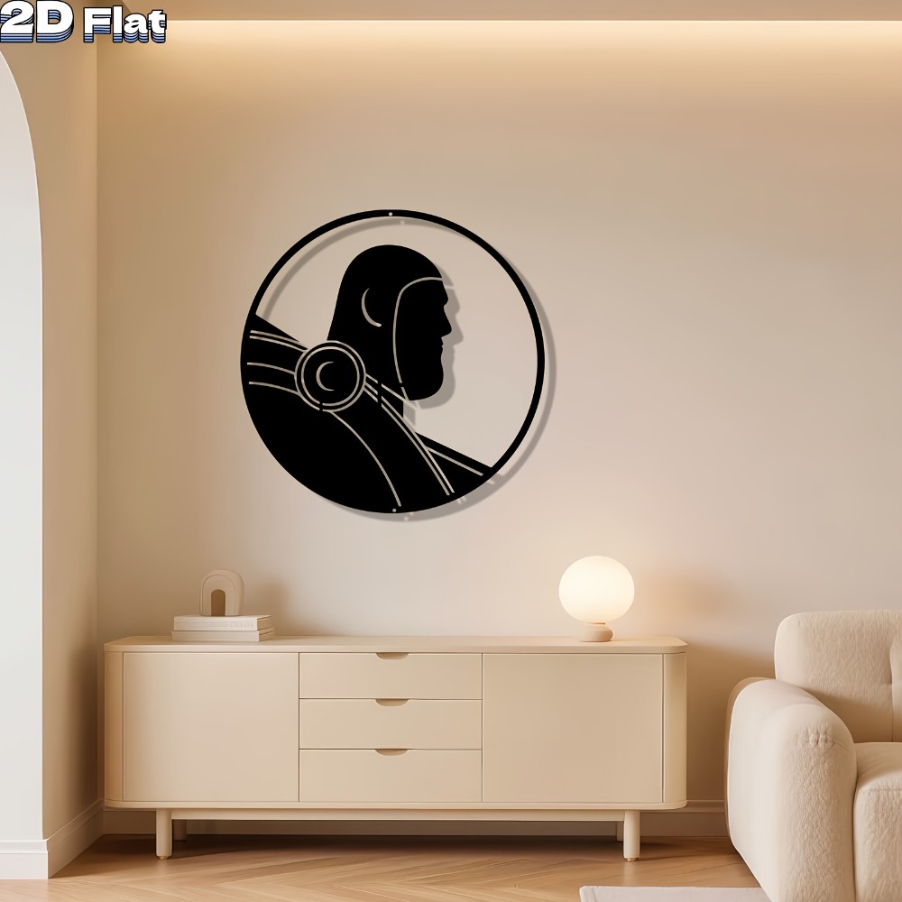 Modern Robot Aluminum Wall Art - огляд і ціна Tech Office Wall Decor
