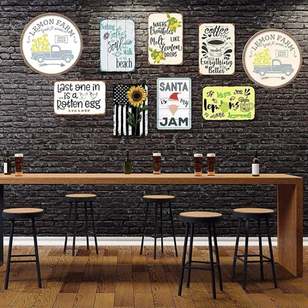 CIFBUY Retro Industrial 2D Fla - огляд і ціна Tech Office Wall Decor