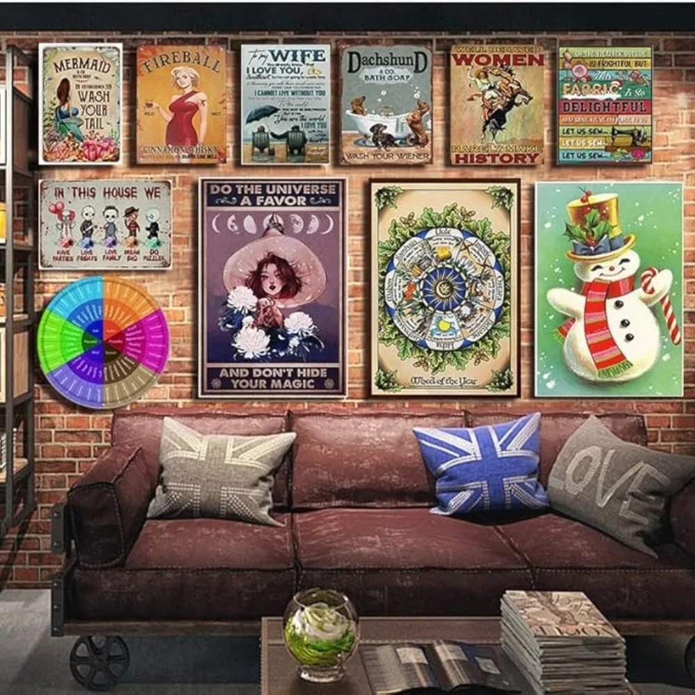 CIFBUY Retro Industrial 2D Fla - огляд і ціна Tech Office Wall Decor