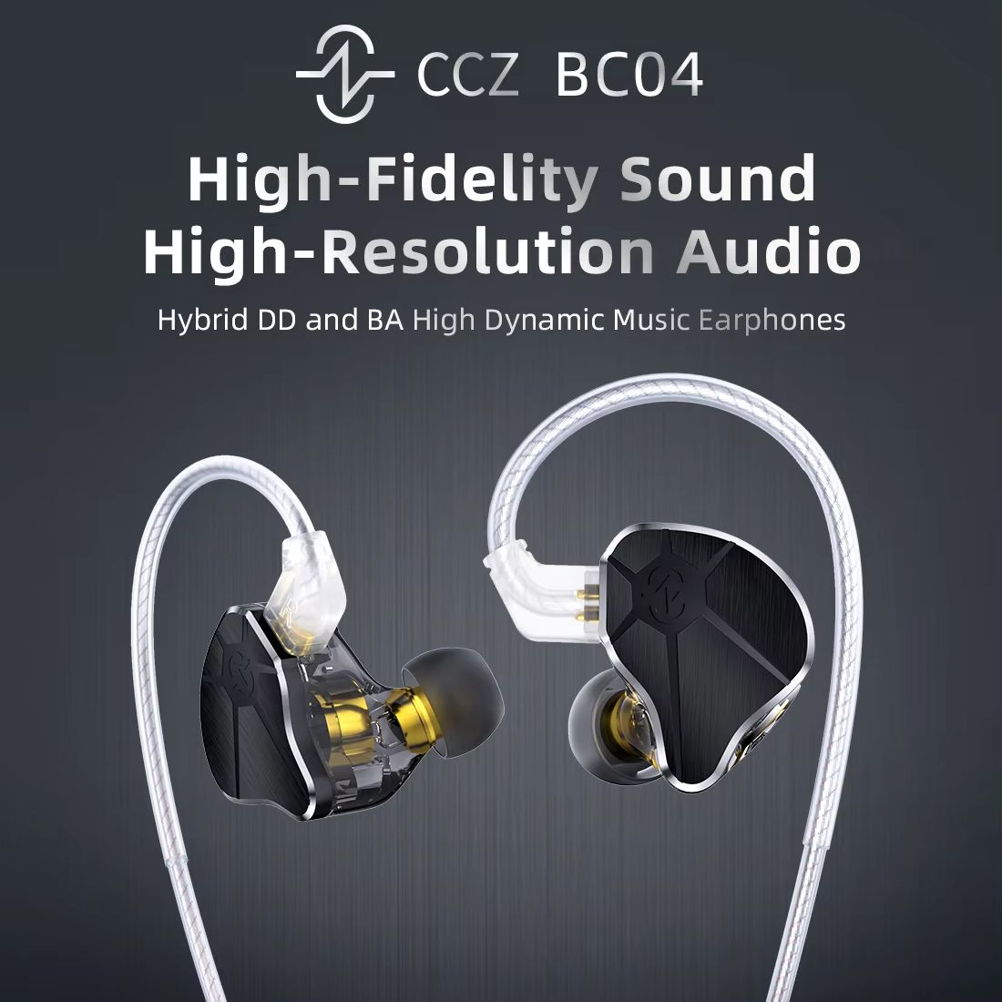 CCZ BC04 1DD+1BA Hybrid IEM He - огляд і ціна Office Work Tech