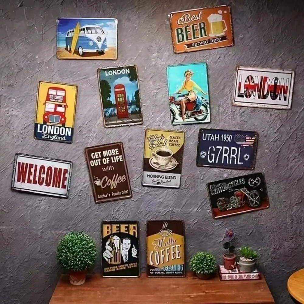 CIFBUY Retro Industrial 2D Fla - огляд і ціна Tech Office Wall Decor