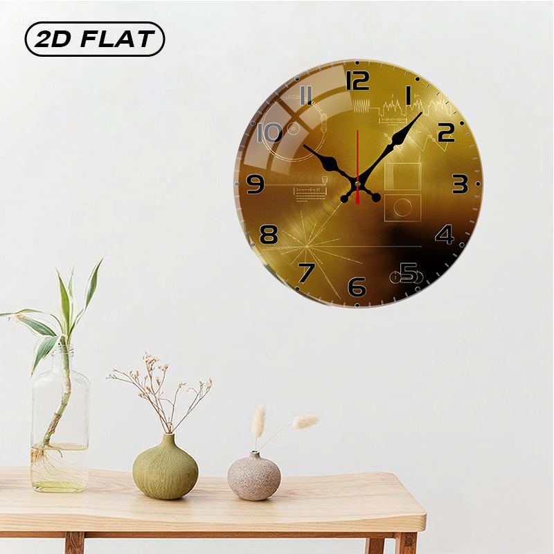 Tech Style Round Silent Acryli - огляд і ціна Tech Office Wall Decor