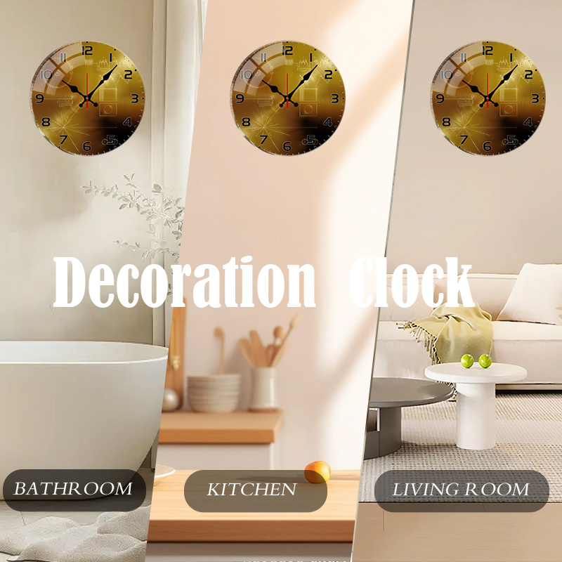 Tech Style Round Silent Acryli - огляд і ціна Tech Office Wall Decor
