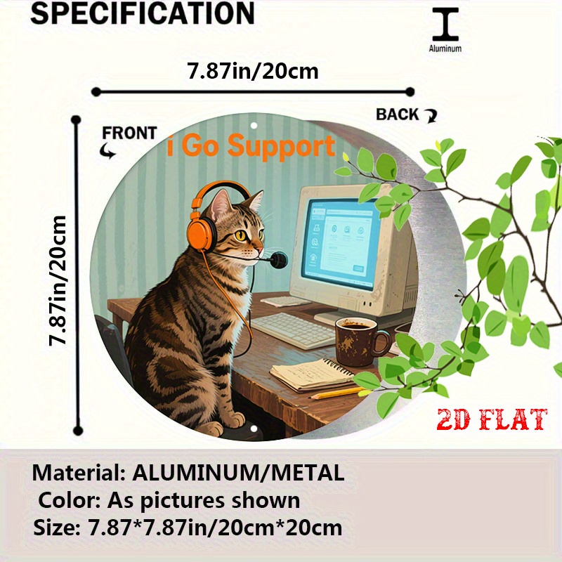 CIFBUY 2D Flat Funny Tech Supp - огляд і ціна Tech Office Wall Decor