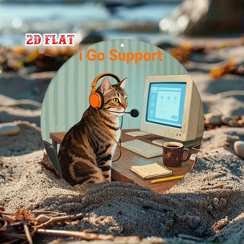 CIFBUY 2D Flat Funny Tech Supp - огляд і ціна Tech Office Wall Decor