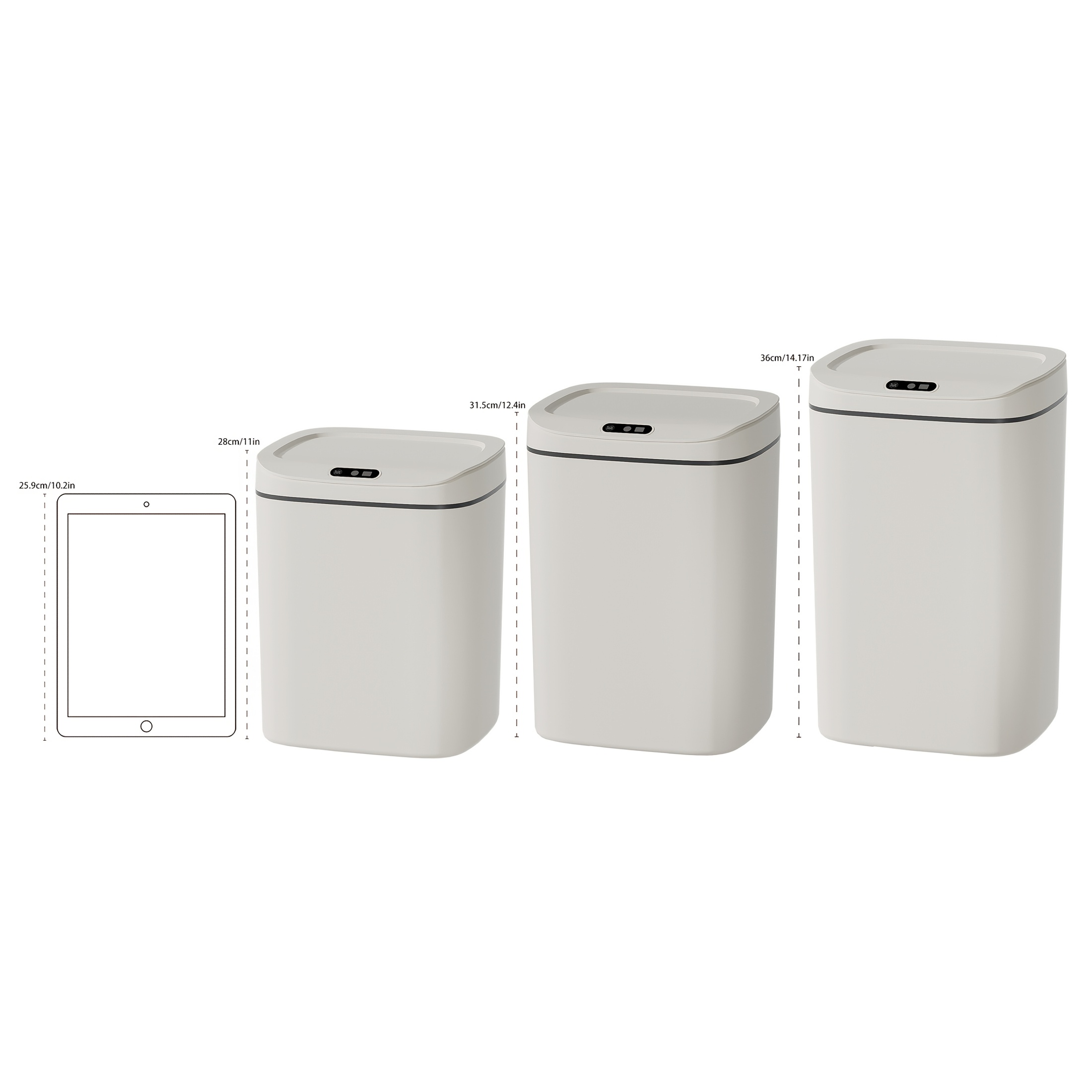Hands-Free Smart Trash Can wit - огляд і ціна Office Work Tech