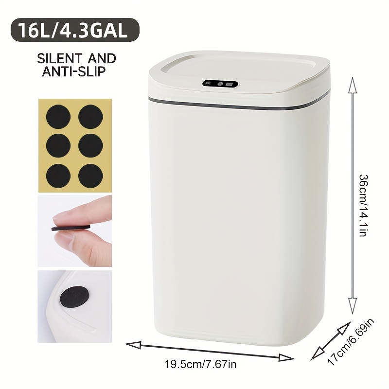 Hands-Free Smart Trash Can wit - огляд і ціна Office Work Tech