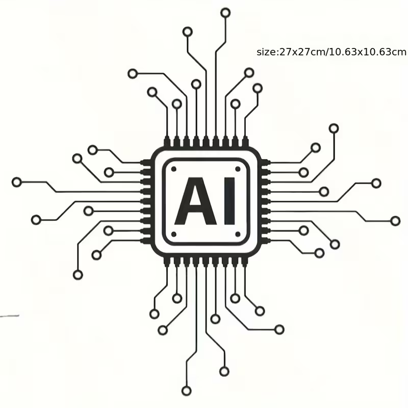AI Technology Circuit Board Vi - огляд і ціна Tech Office Wall Decor