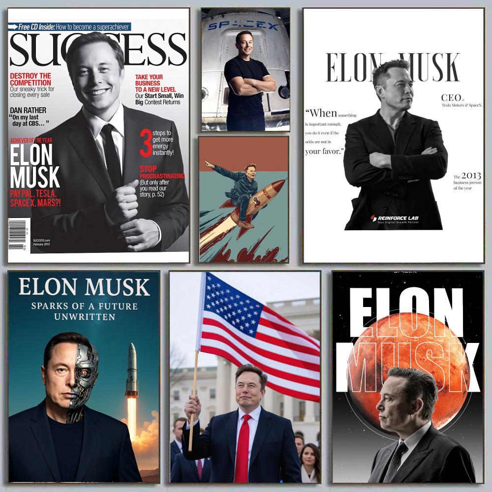Elon Musk Dogefather Tech Visi - огляд і ціна Tech Office Wall Decor