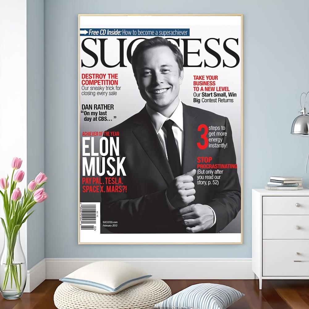 Elon Musk Dogefather Tech Visi - огляд і ціна Tech Office Wall Decor